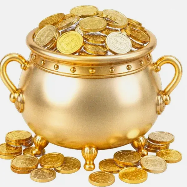 Coin-filled cauldron — Love